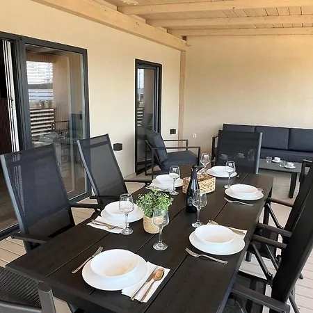 Tranquil Tides Mobile With Terrace And Sea View Drage